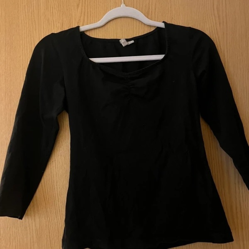 ASOS Elegant Black Long Sleeve Tee